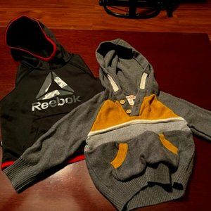 REEBOX PULLOVER AND CAT & JACK SWEATHER